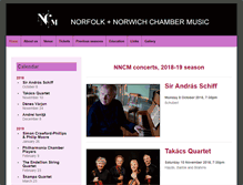 Tablet Screenshot of norwichchambermusic.co.uk